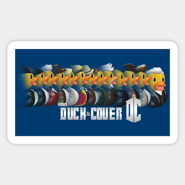 Duck and Cover The Doctor Visit Sticker by DV8Works